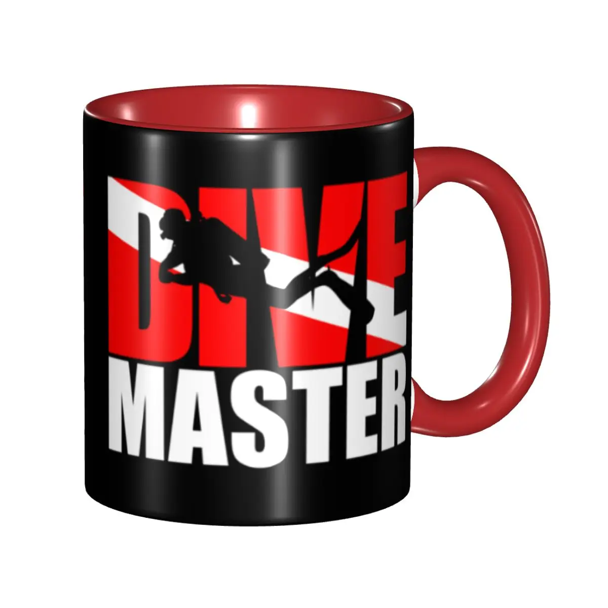 

Dive Master Scuba Diving Coffee Mugs DIY Personalized Ceramic Mug Cup Creative Gift