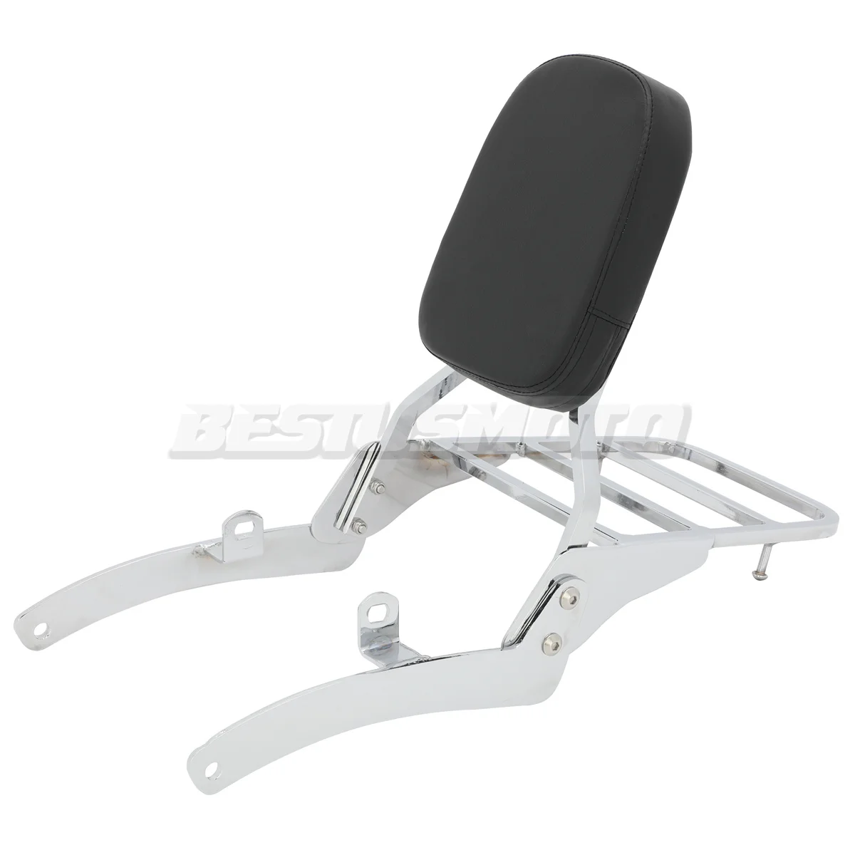 Motorcycle Detachable Passenger Rear Backrest Sissy Bar With Luggage Rack For Yamaha Virago XV535 XV400 XV 400 535 All Years