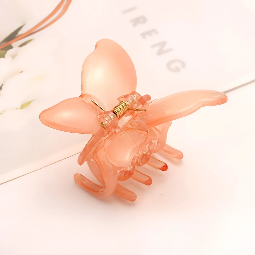 Frauen Kleine Schmetterling Haar Klaue Acryl Klaue Clip Mädchen Süße Haarnadel Krabben Haar Clips Chic Haar Clip Mode Haar Zubehör – Detail 26