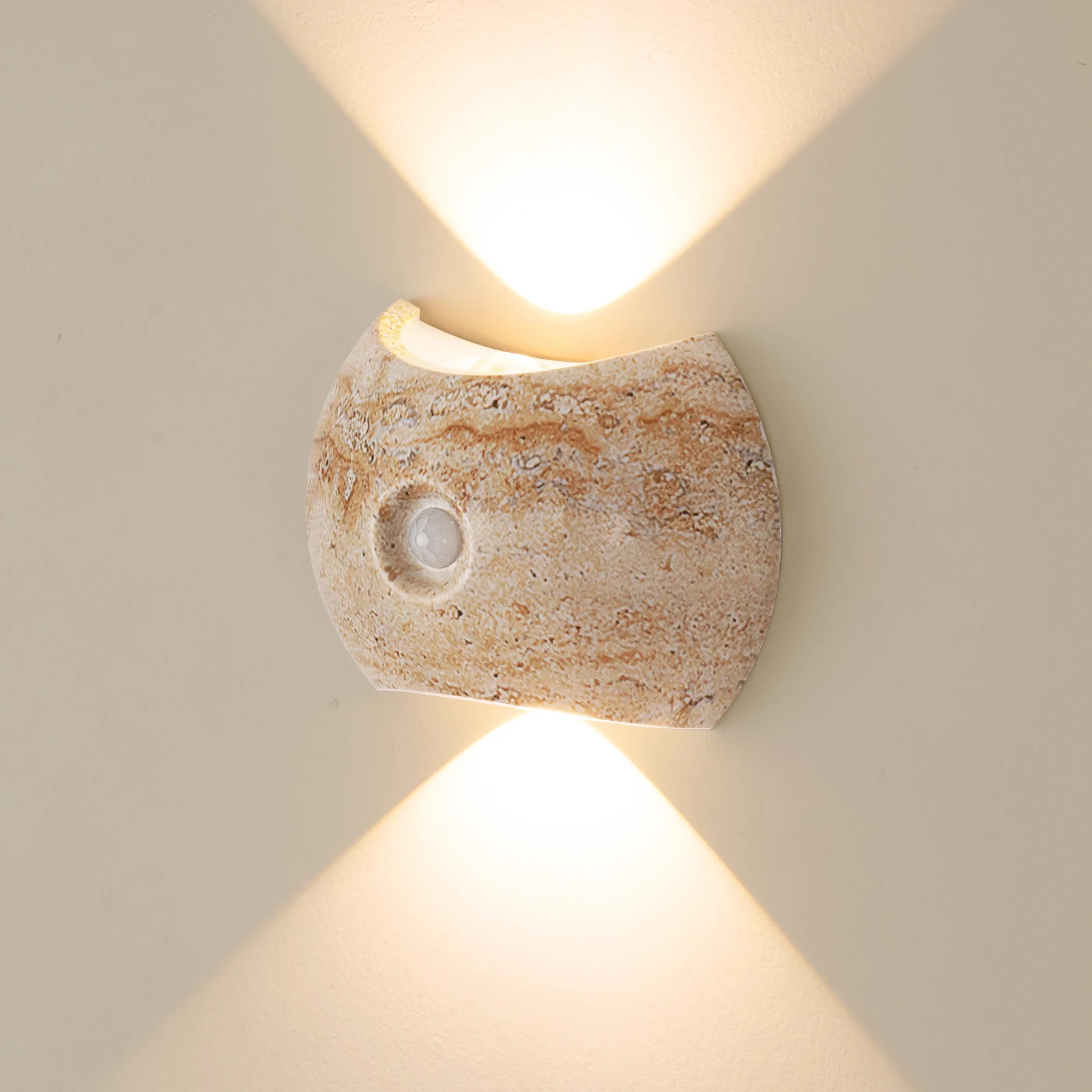 GDLUOAO Smart LED Wall Lamp USB Rechargeable Motion Sensor Light with Dimmer & Wireless Magnetic Installation