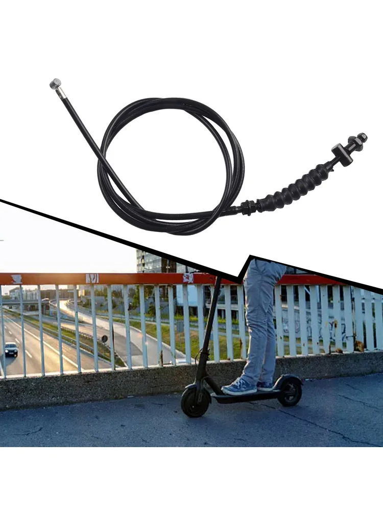 Câble de frein, raccords de ligne de frein, roue avant, Scooter électrique noir pour NINEBOT MAX G30, ensemble de remplacement en acier + PC