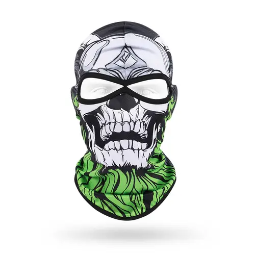 2 Holes Skull Balaclava Outdoor Motorcycle Riding Face Mask Windproof Caps Rider Head Cover Ski Masks MTB Bicycle Headgear - Image 26