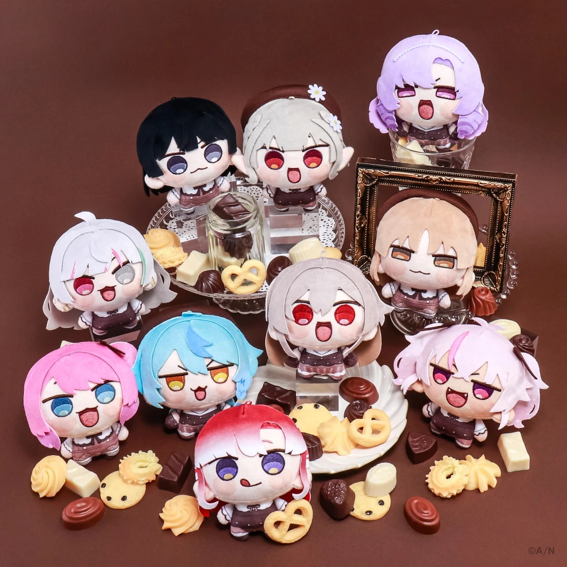 

Anime Nijisanji 8th Anniversary Big Head Withcake Plush Pendant Melty Chocolat Kids Students Friends Collection Gifts Cotton Toy