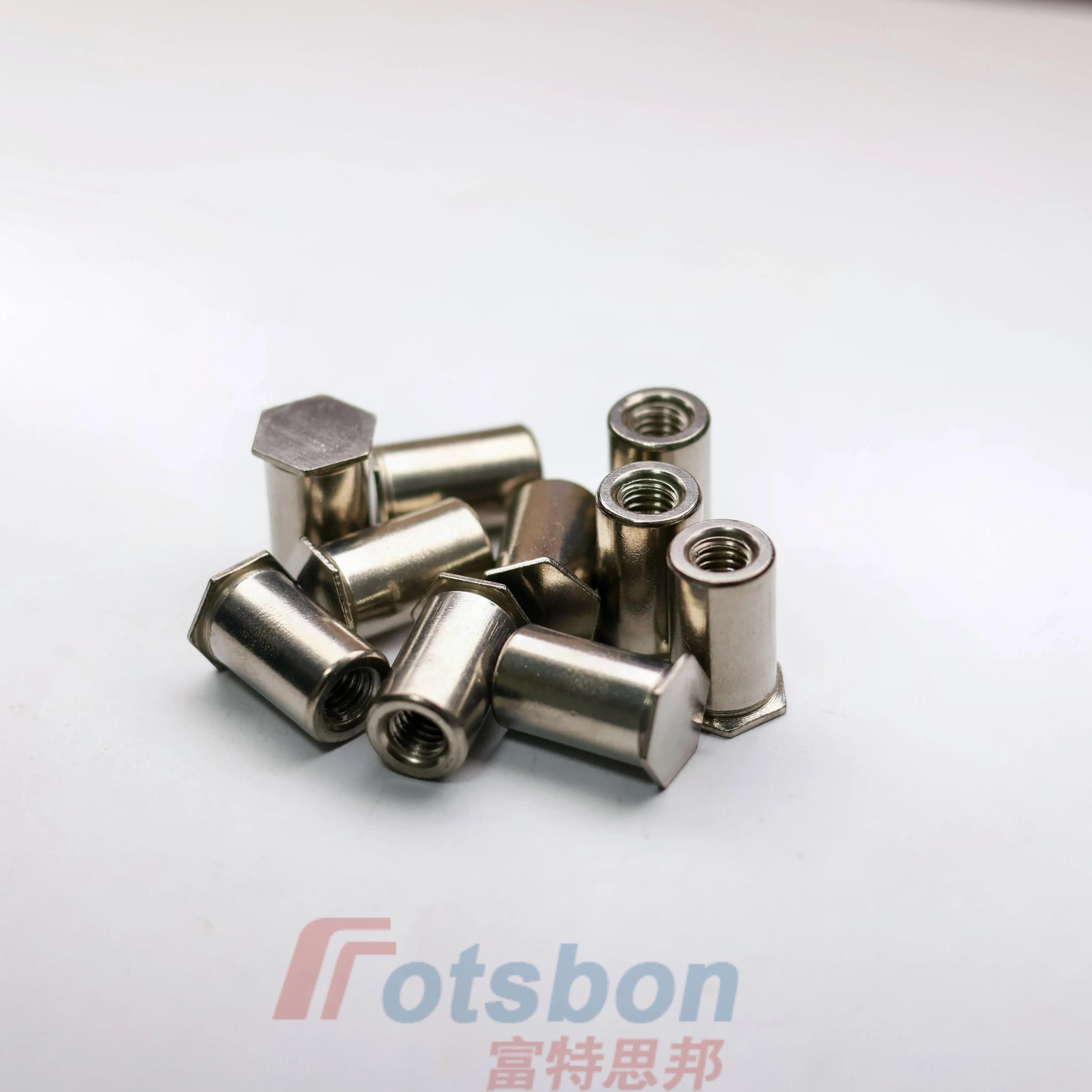 BSOS-M6-6/8/10/12/14/16/18/20/22/25 Stainless Steel Blind Self-clinching Standoffs Rivet Nuts Fasteners