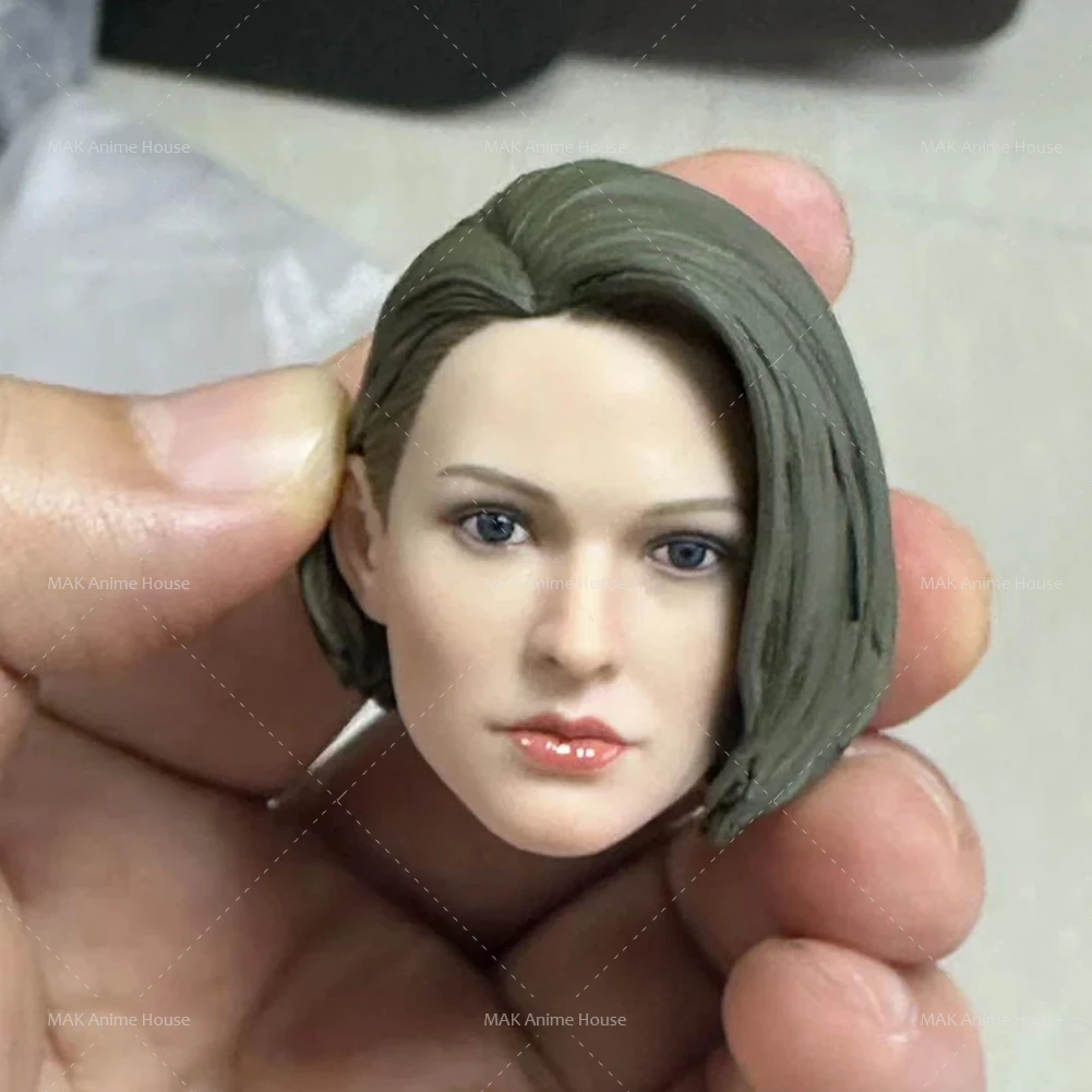 

In Stock 1/6 Soldier Jill Head Sculpt Direct Vision Squint Head Carving Model Fit 12'' Female Action Figure Body Dolls