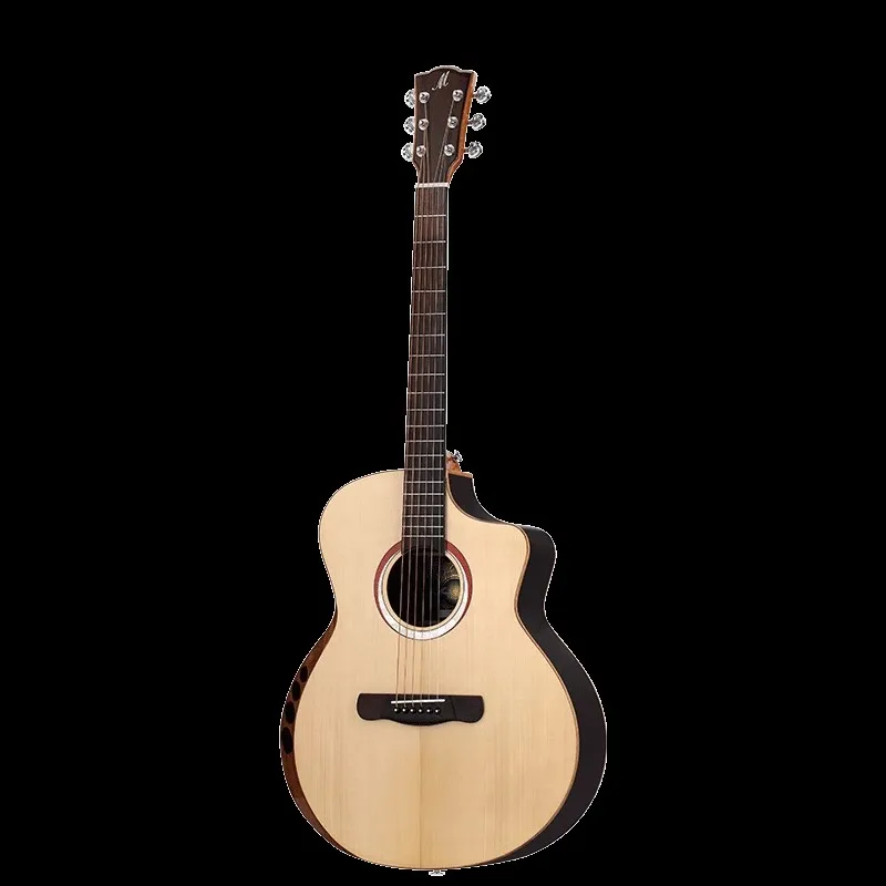 Merida 41 inch Guitar Folk Spruce Wood Professional