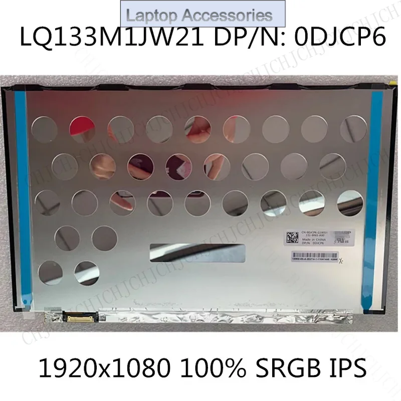 

F FHD IPS Screen LQ133M1JW21 LQ133M1JW23 1920X1080 For Dell XPS 13 9350 9360 P54G002 p54g Non Touch