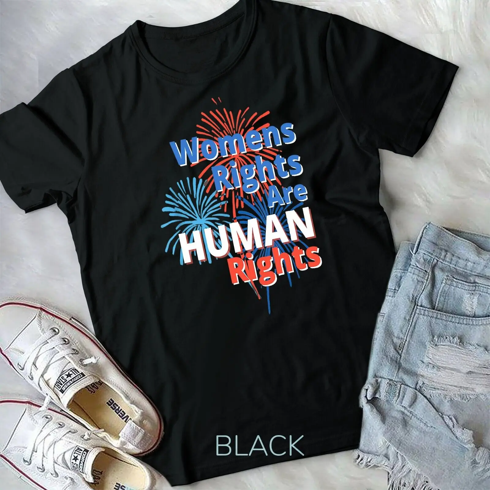 Womens Rights Are Human Rights Pro Choice T-Shirt Unisex T-shirt