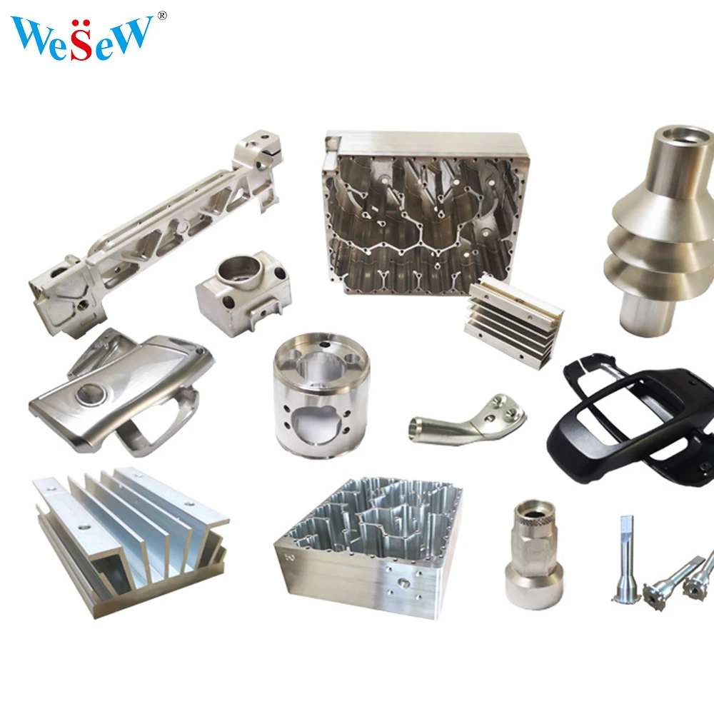 Custom 3/4/5-axis CNC Machining Parts Rapid Prototyping Service Aluminum Stainless Steel CNC Router Machined Components