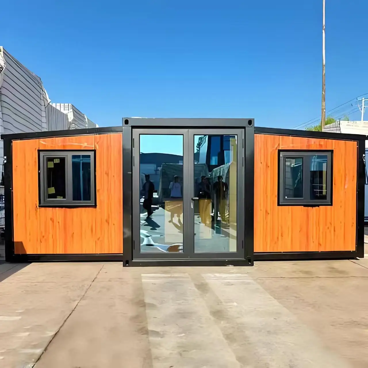 40ft Modular Expandable Prefabricated Box for Outdoor Hotel Office Building Living Room Supermarket(Please Inquiry Shipping fee