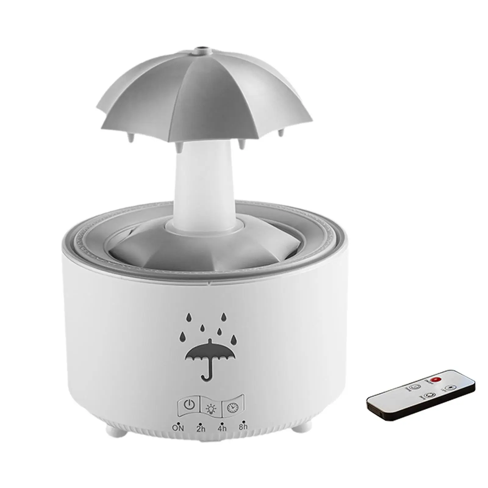 Rotating Umbrella Drop Humidifier Air Humidifier Utility Multipurpose with Distant Control Scent Humidifier for Home Bedroom