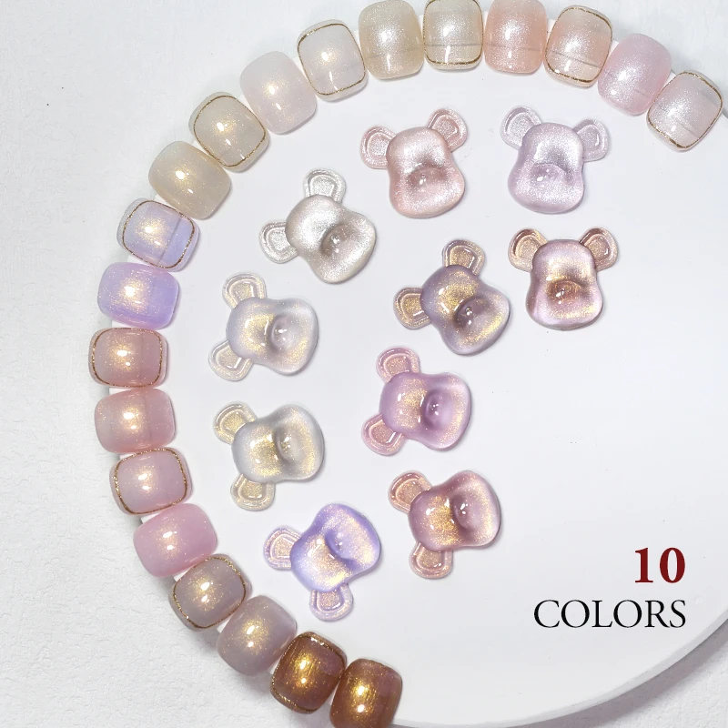 Arte Clavo 15 ml Pearl Shell Gel Nagellack Soak Off Primer für UV Nägel Gel Lack Semi Permanent Nagellack Gellak Gel