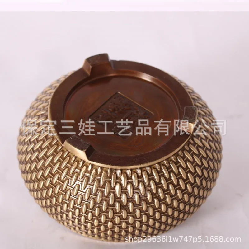 Bronze Collection Imitation Antique Brass Rice Bead Incense Sandalwood Burner Indoor Desktop Ornament Manufacture