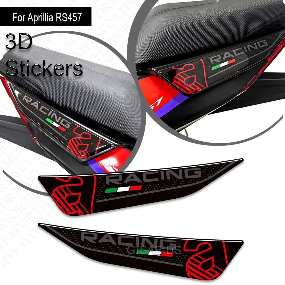 For Aprilia RS457 RS 457 2024 2025 Motorcycle Tank Pad Stickers Top Triple Clamp Yoke Case Protector Decal Sticker