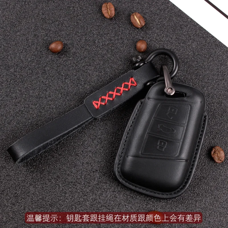 For Volkswagen 2020 CC Magotan 330 B8 2019 Passat Genuine Leather Car Key Case Cover Protection Car Accessories Key Purse Bag