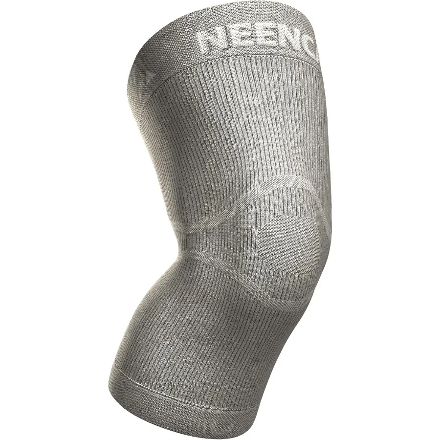 Rodillera ultrafina para aliviar el dolor de rodilla: funda de compresión de rodilla más ligera con iones de grafeno, tela infundida para hinchazón