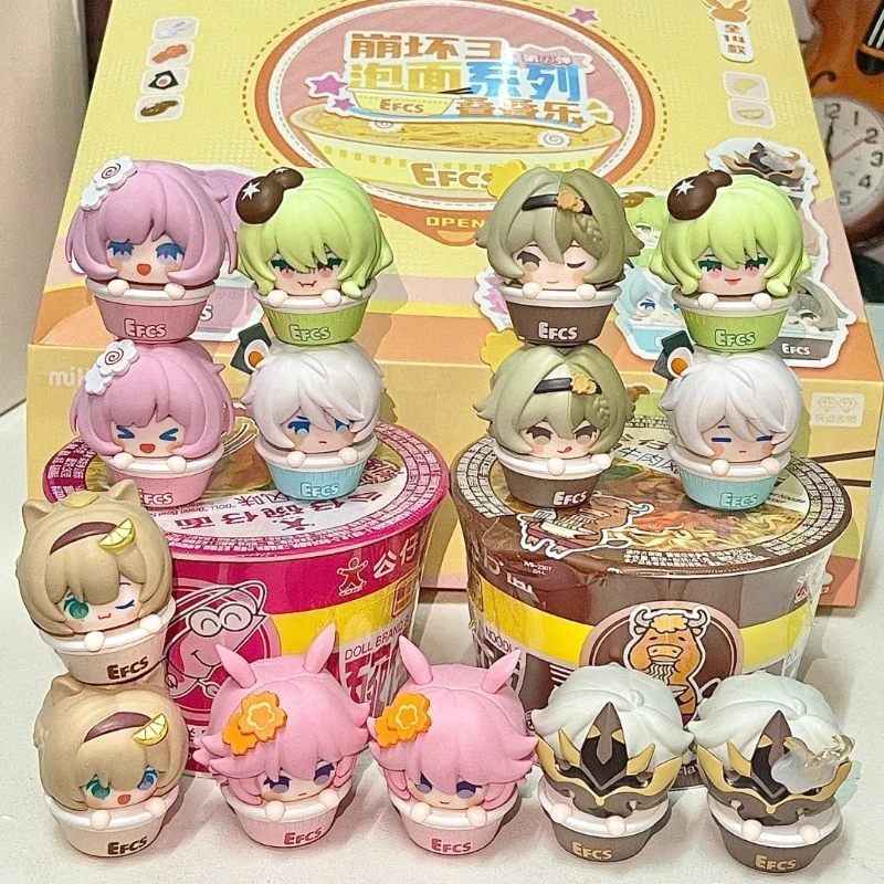 

Honkai Impact 3 Mini Blind Box Kevin Kaslana Kalpas Elysia Mobius Pardofelis Yae Sakura Villv Anime Figure Model Decoration Toys