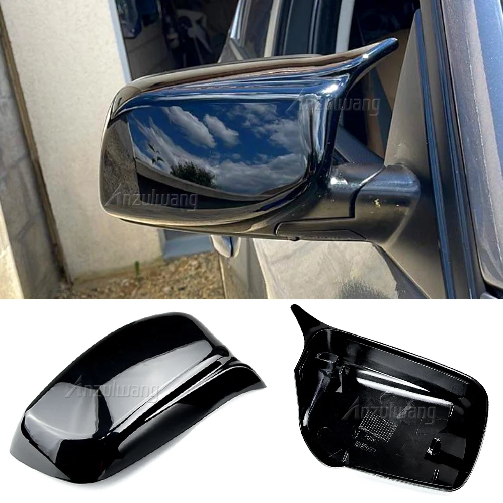 

Carbon Fiber Look Black Rearview Side Mirror cover Caps for BMW 5 Series E60 E61 E63 E64 2003-2008 520i 525i 528i 528xi 530i