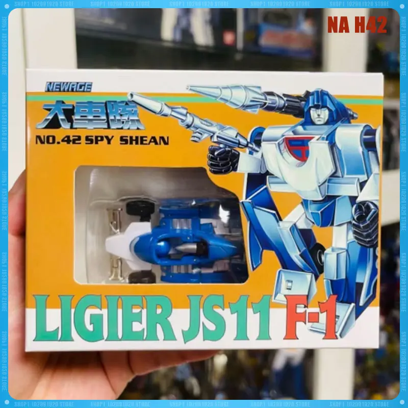 

In Stock Transformation Newage Na H42 Mirage Mini War G1 Action Figure Robot Statue Collection Model Toys Gifts