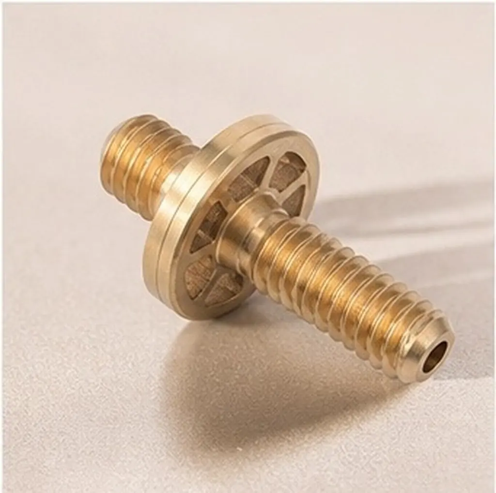 Robust Copper Pool Cue Connecting Screw Extended Handle Design Easy Installation Versatile Compatibility Billiard Cue Joint