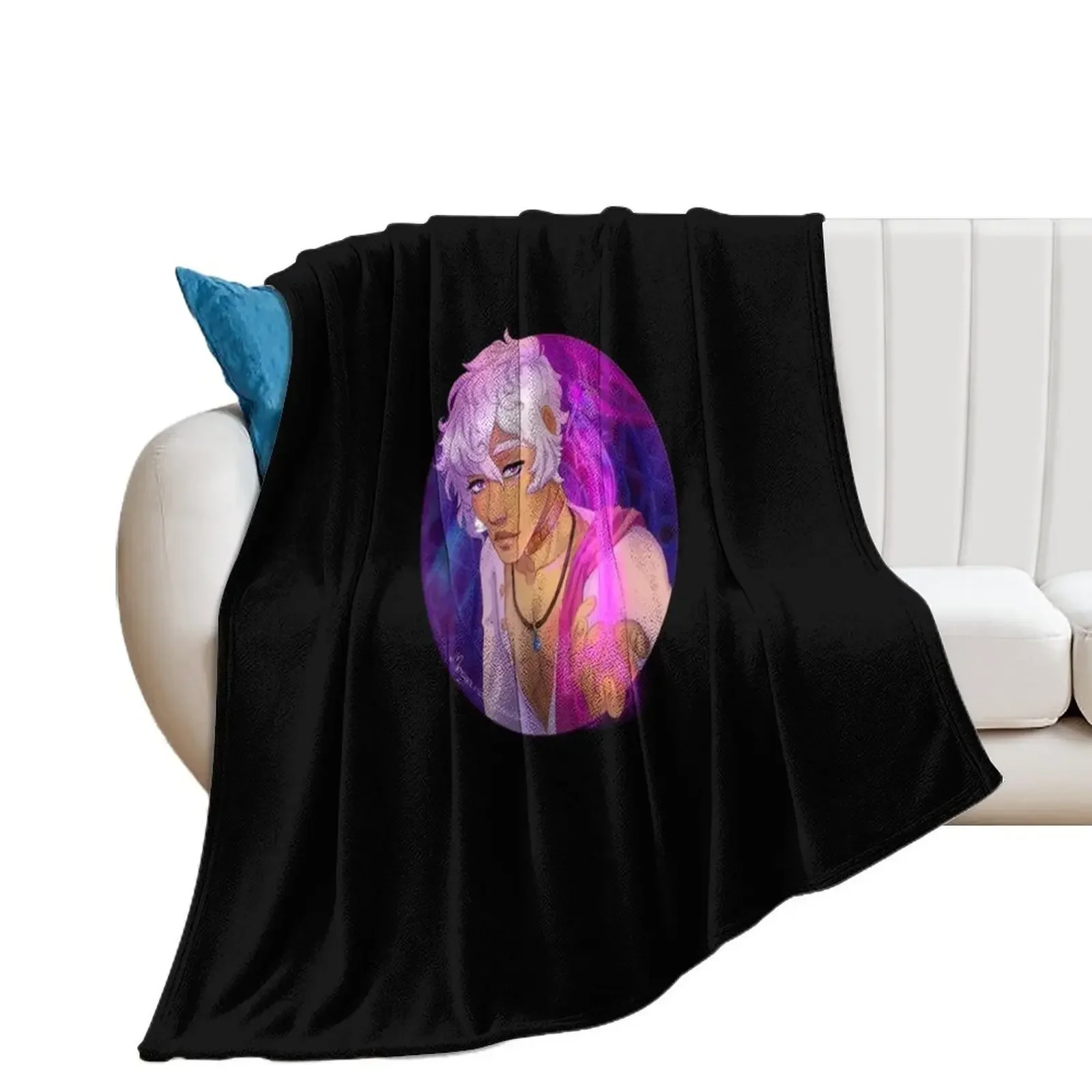 

Asra the magician Throw Blanket Furry halloween for babies Blankets