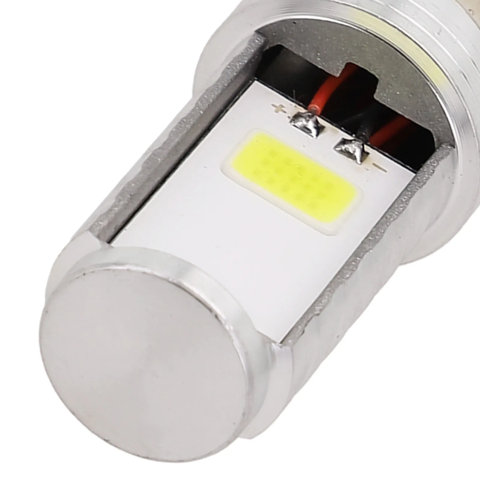 오토바이 전구 내장 스포트라이트, 하이 로우 빔 변환 전구, H4 BA20D PX15D H6 오토바이 LED 헤드라이트 램프, 8W 12V