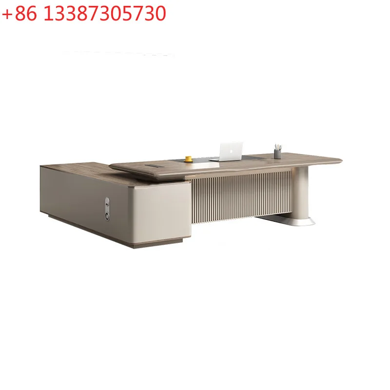 

Стол руководителя, простой современный стол для президента, офисная мебель, стол в стиле лёгкой роскоши