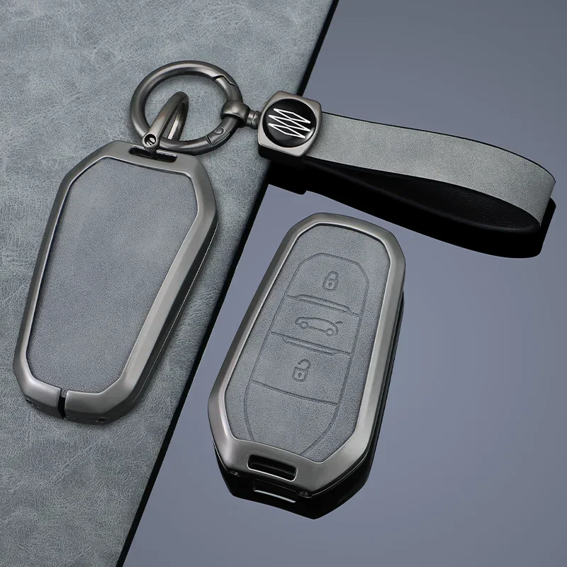 

Чехол для автомобильного ключа из сплава для Peugeot 2008 3008 4008 5008 308 408 для Citroen C1 C2 C4 C6 чехол Picasso Grand DS3 DS5