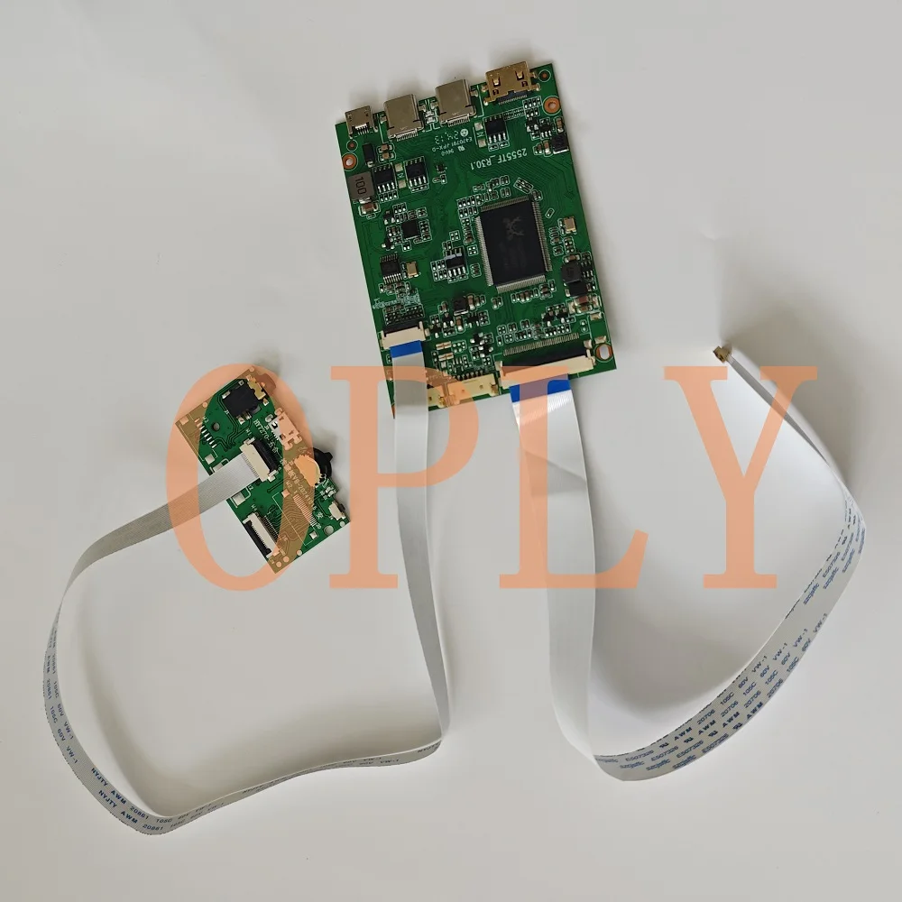 

Плата контроллера 2 TYPE C Mini HDMI, совместимая с LQ156T1JW N156KME-GNA N156KME 5,6 дюйма, 2560 × 1440, комплект светодиодной панели EDP, сделай сам