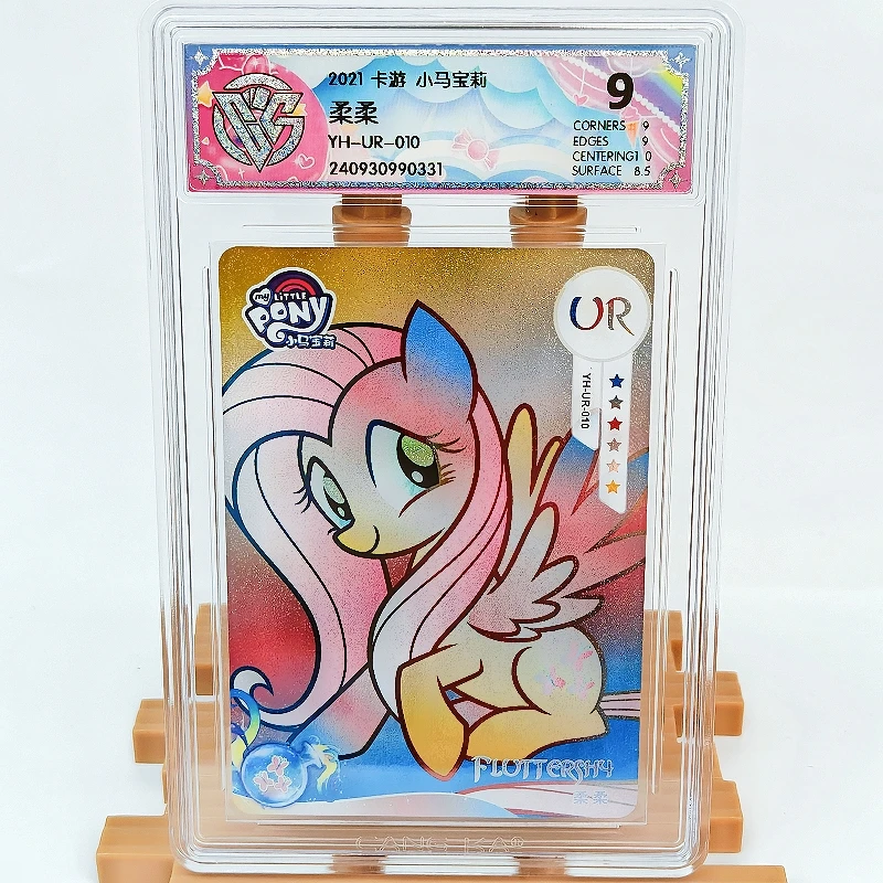 

KAYOU натуральная карта My Little Pony 9, оцененная карта UR CCG, флаттершай, редкая коллекционная карта аниме, игрушки в подарок