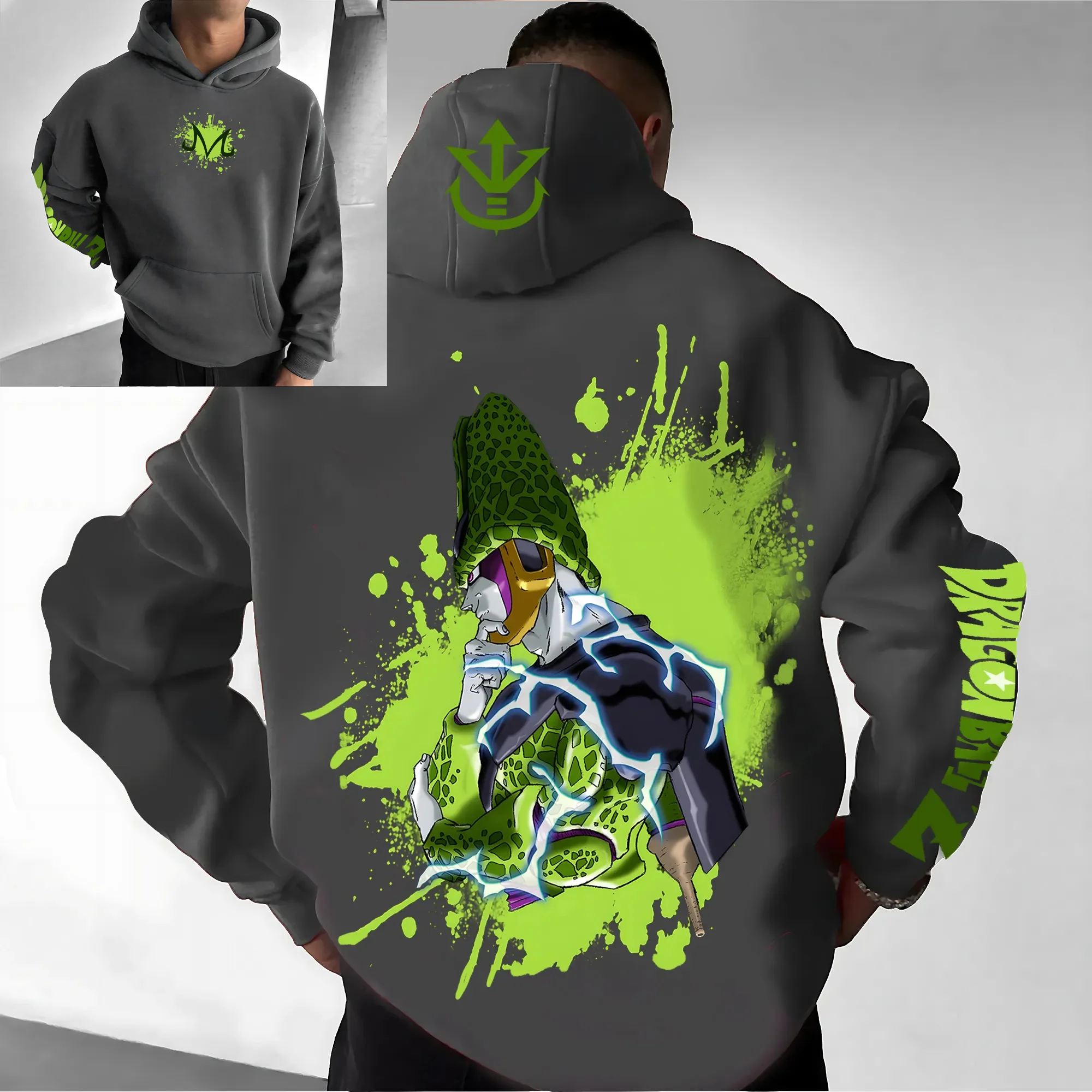 Dragon Ball 2026 nouveau sweat à capuche chaud Anime Harajuku hommes vêtements de rue automne hiver Vintage pull à capuche surdimensionné femmes unisexe