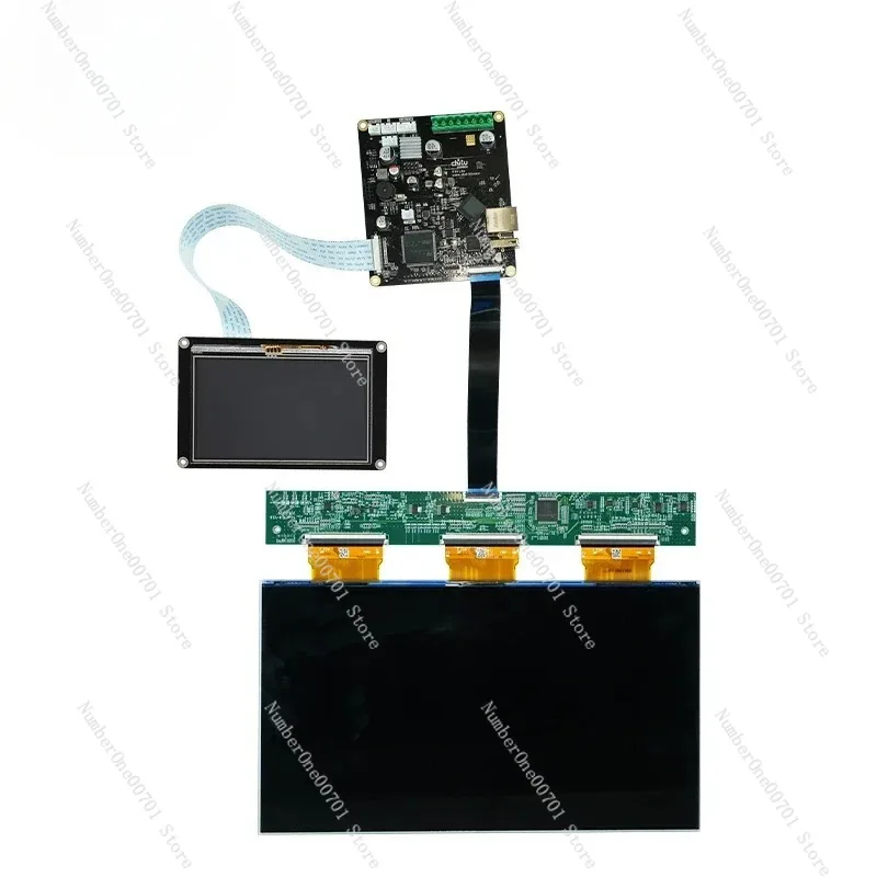 3D Printer Motherboard E10 Lite Compatible with 12.8 Inch 6K Mono LCD Screen Control Board for Resin Printer
