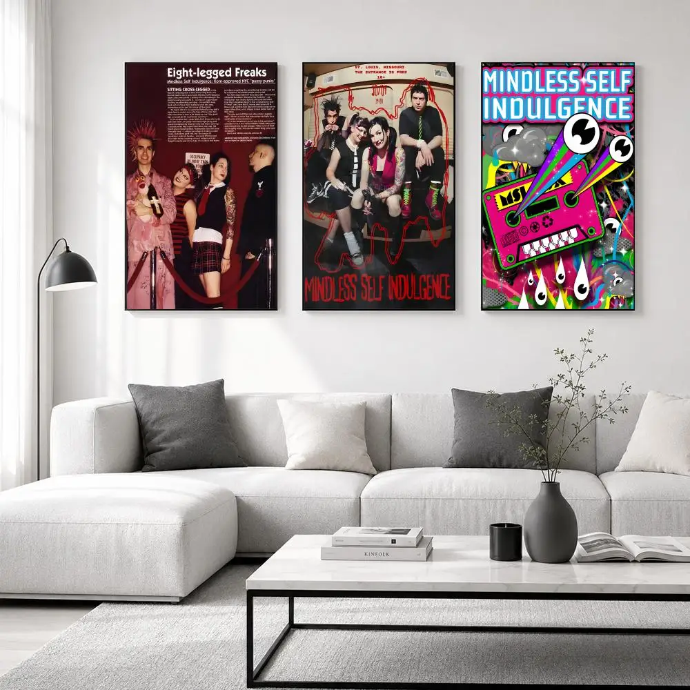 Punk MSI M-Mindless Self Indulgence Poster High-definition posters, wall art for living room and home decor.