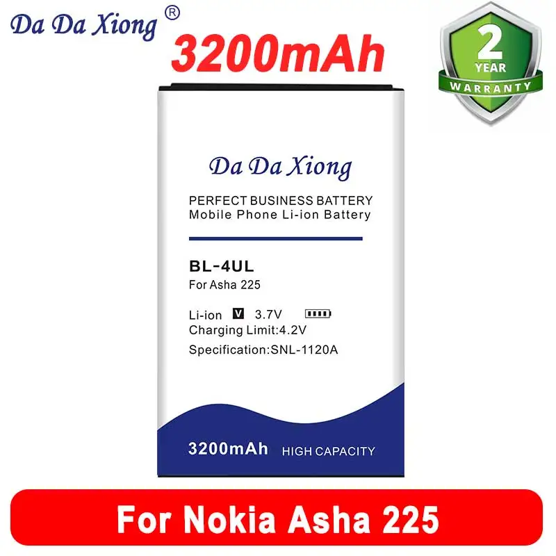  3200mAh BL-4UL Bateria For Nokia Asha 225 Asha225 Lumia 225 RM-1011 RM-1126 Battery Send Accompanying Tool