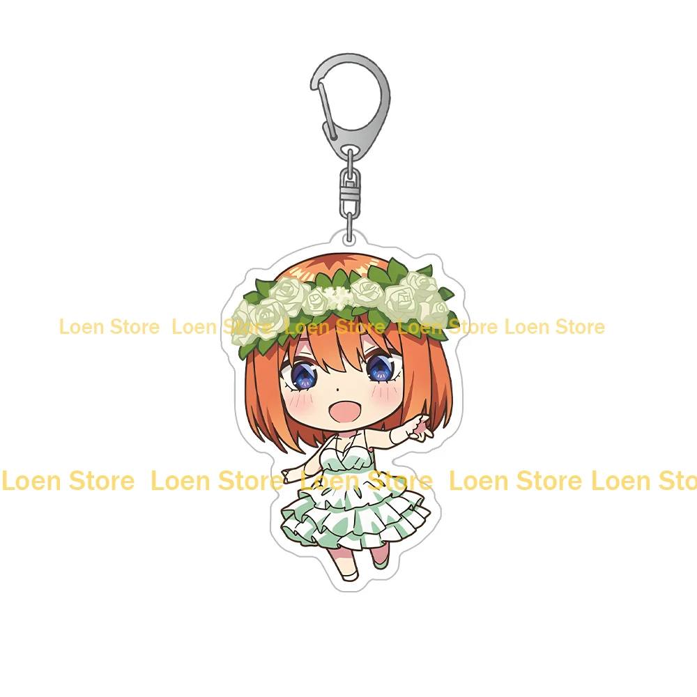 Loen Store The Quintessential Quintuplets oficjalna panna młoda postać z anime brelok akrylowy brelok do torby chłopcy dziewczęta prezent świąteczny