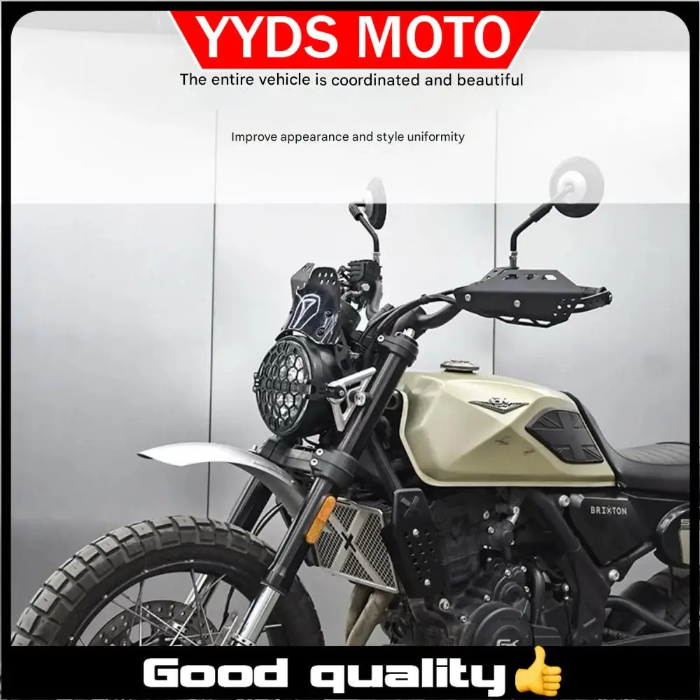 

【Good quality】GK500 Tactical Off-Road Windshield, BRIXTON CSFIRE 500 Headlight LED Transparent Front Windshield Assembly