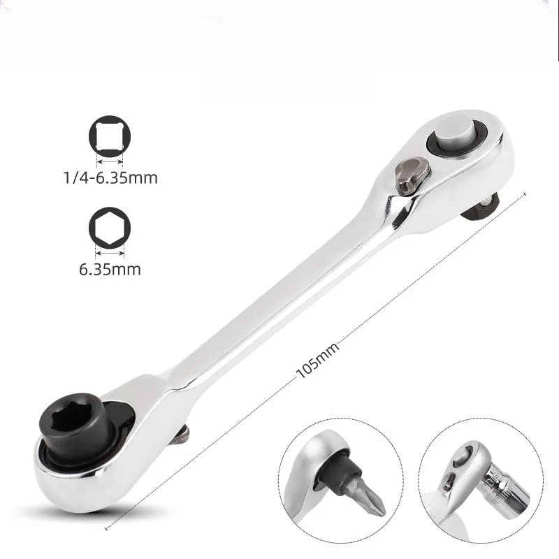 

Новый 2-в-1 мини тройной гаечный ключ, набор двусторонних быстроразъемных отверток с шестигранным крутящим моментом, инструменты для ручного ремонта