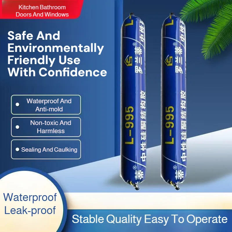 Strong Waterproof Neutral Sealant Outdoor Crack Repair Glue Heavy Duty Adhesive For Roof Wall Window Gap Leakage Fix