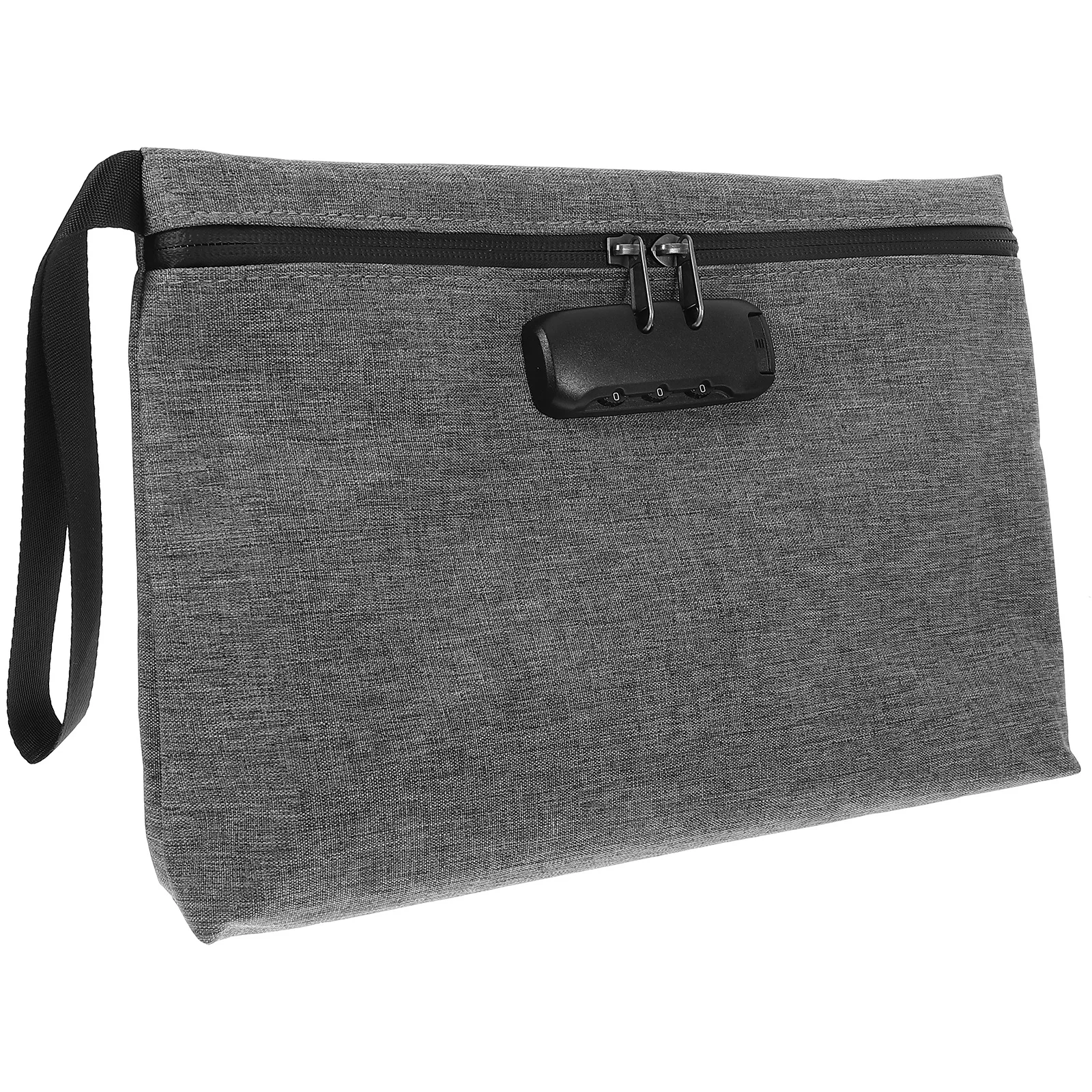 

Portable Combination Lock Storage Bag Rose Pink Waterproof Secure Money Pouch for Cash Jewelry Passports Business Travel