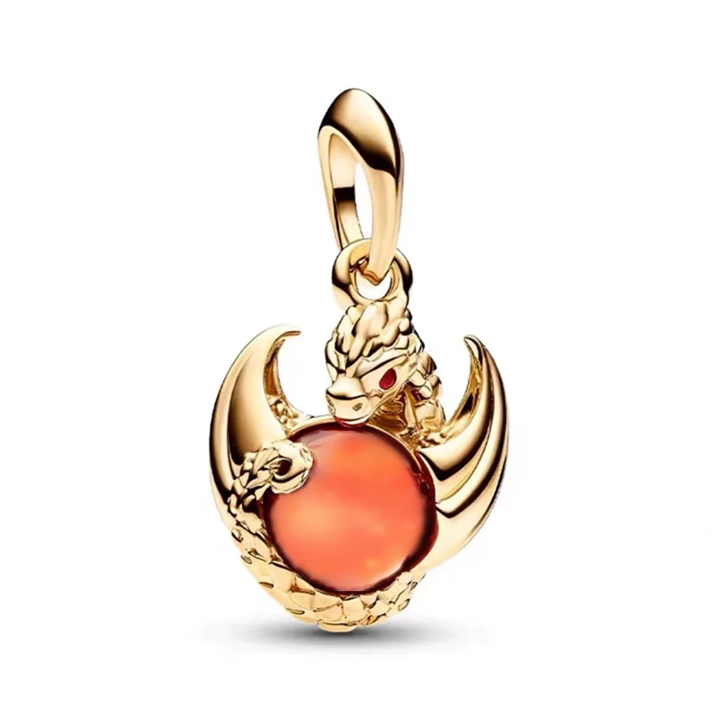 Miniso 2025New رائجة البيع لعبة من عروش خرز تميمة استرخى صالح الأصلي الفضة سوار قلادة حبة Diy بها بنفسك مجوهرات النساء هدية #4