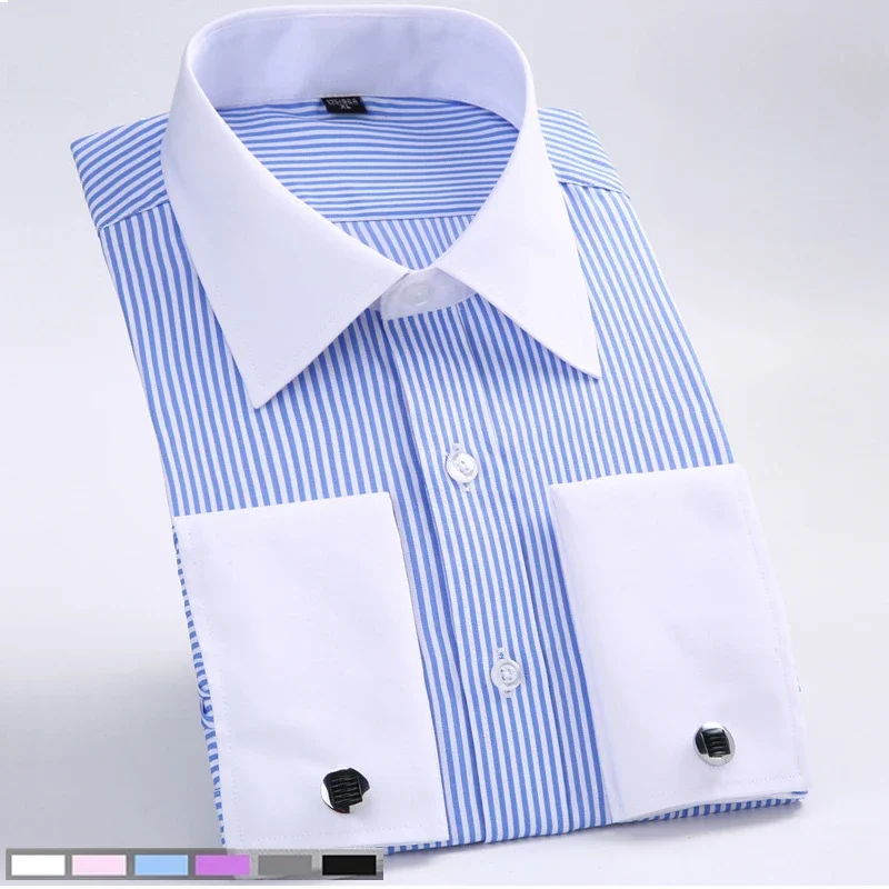 

Long sleeved shirt for men, young business professionals, light blue diagonal shirt, suit, inch shirt, work clothes