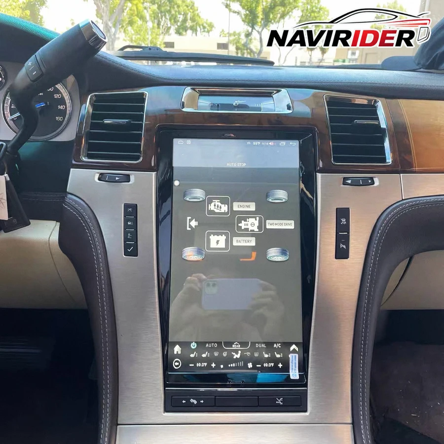 Yes Android 14 For Cadillac Escalade 2007-2014 Car Radio 13.6