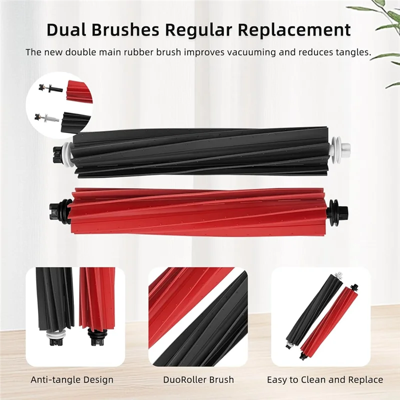 

【Rushed】For Roborock Q5 Pro / Q5 Pro+ / Q5 Max+ / Q5 Duoroller+ / Q8 Max / Q8 Max Plus Vacuum Cleaner Accessories Brush Filters