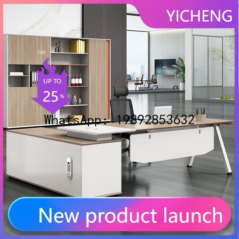 

Hys painted executive desk office furniture supervisor single desk and chair manager's desk