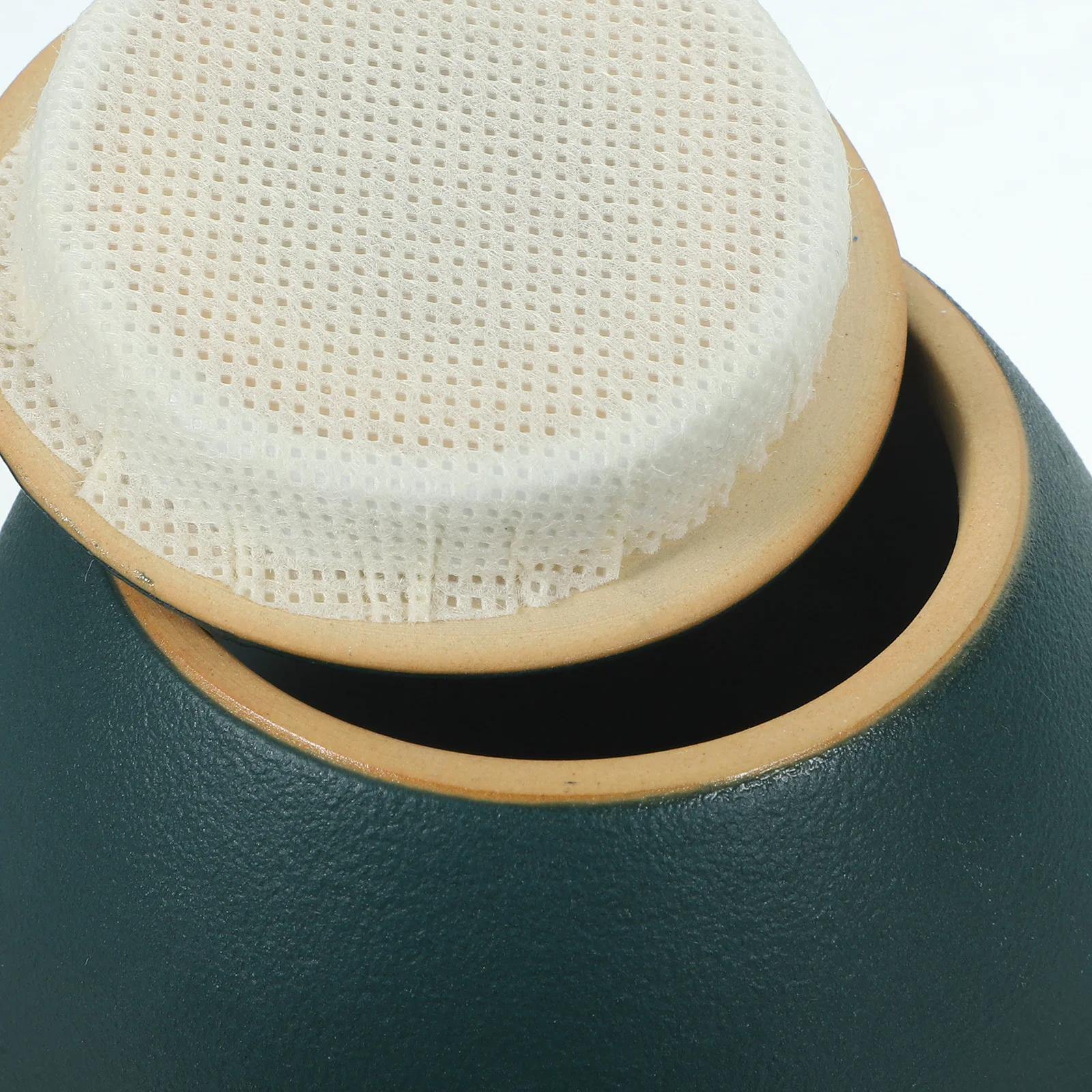 

Ceramic Tea Leaves Storage Jar Vintage Style Airtight Lid Compact Multi-Function Decorative Kitchen Storage Canister