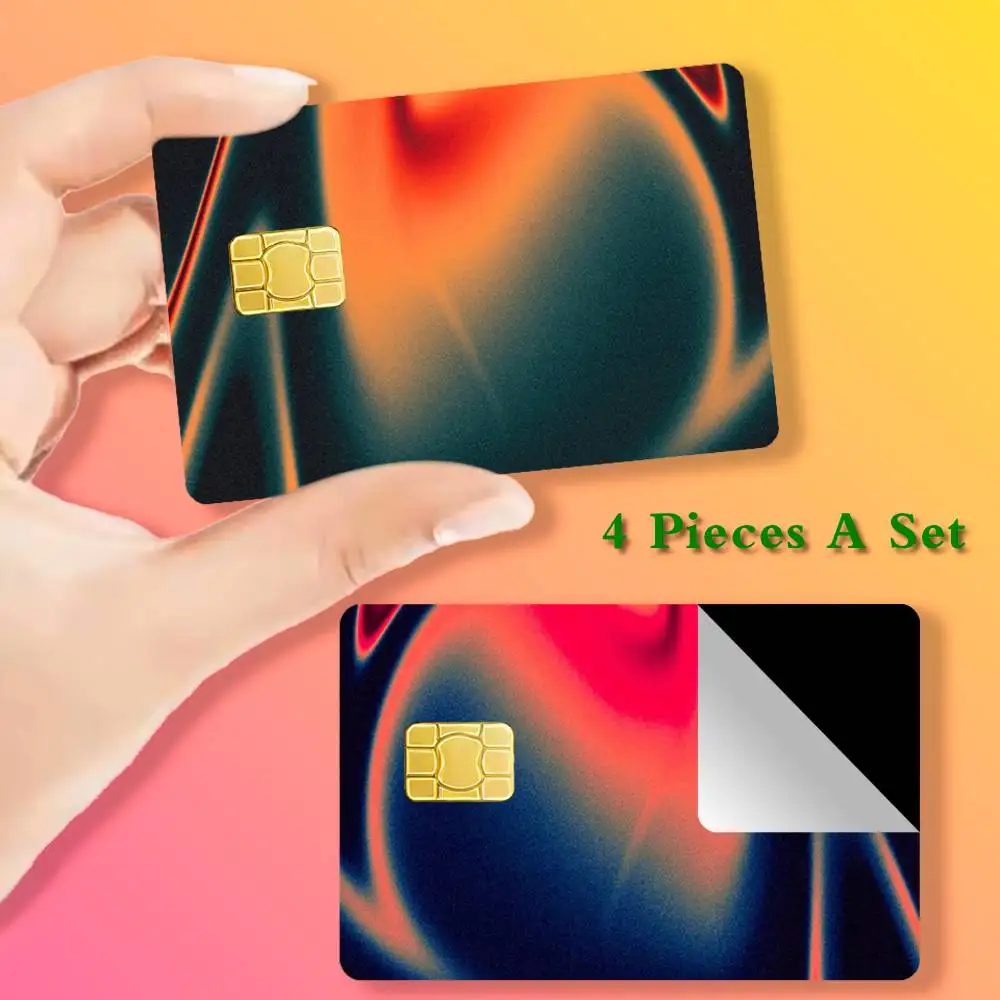 

Beautiful Aurora Wallpaper Card Stickers Cover Film Sticker for Debit Credit Bank Card Waterproof