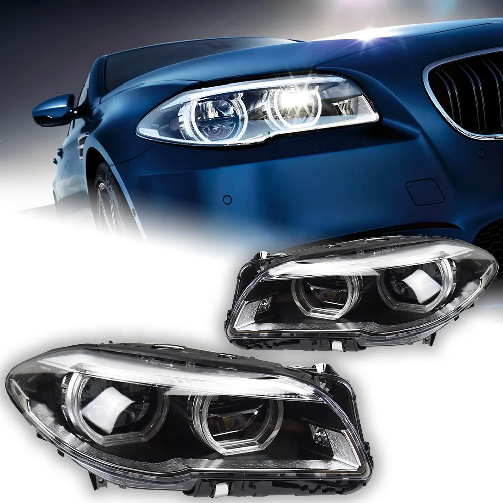 Upgrade Full LED Car Light F11 520i 523i 525i 530i 535i Drl Automotive Accessories For BMW F10 Headlight 2009-2016 F18 Head Lamp