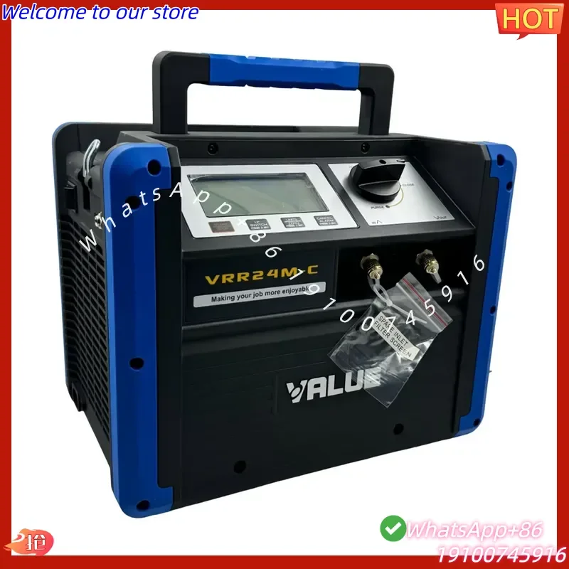 2026Hot VRR24M-C Refrigerant Recovery Machine for R410A Refrigerant Recovery with Microchannel Cooling and Self-Cleaning