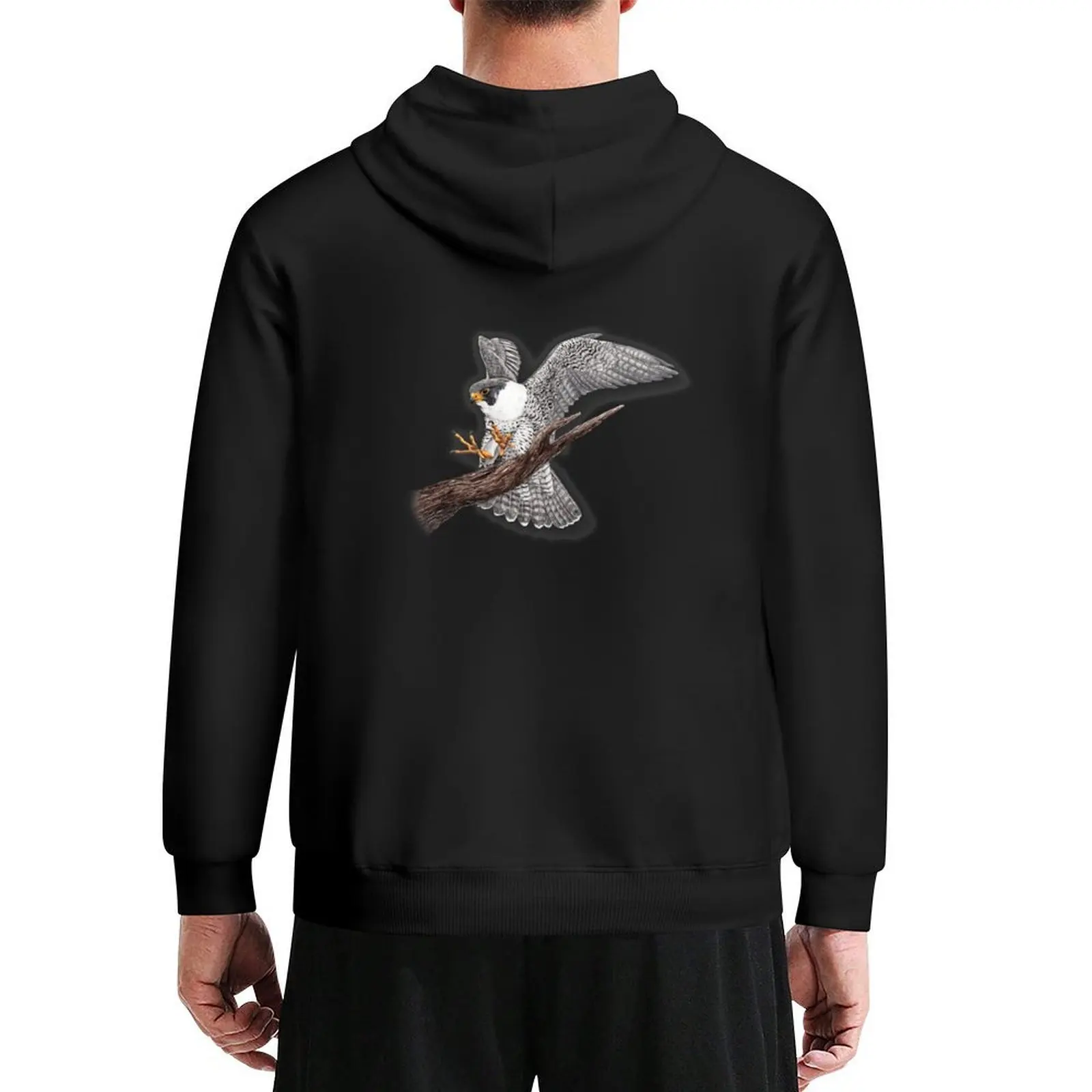 

Peregrine Falcon Watercolor Hoodie male clothes graphic t shirts men men's winter sweater men's clothing hoodies for men