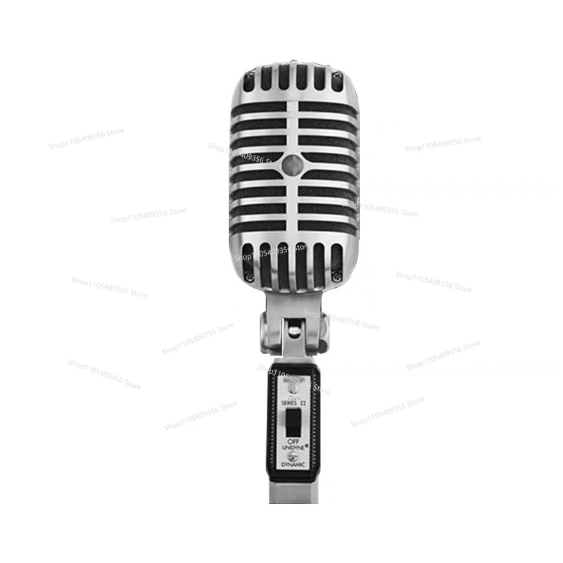 Wired Dynamic Microphone, Performance Stage Karaoke Host Live Broadcast Professional Microphone